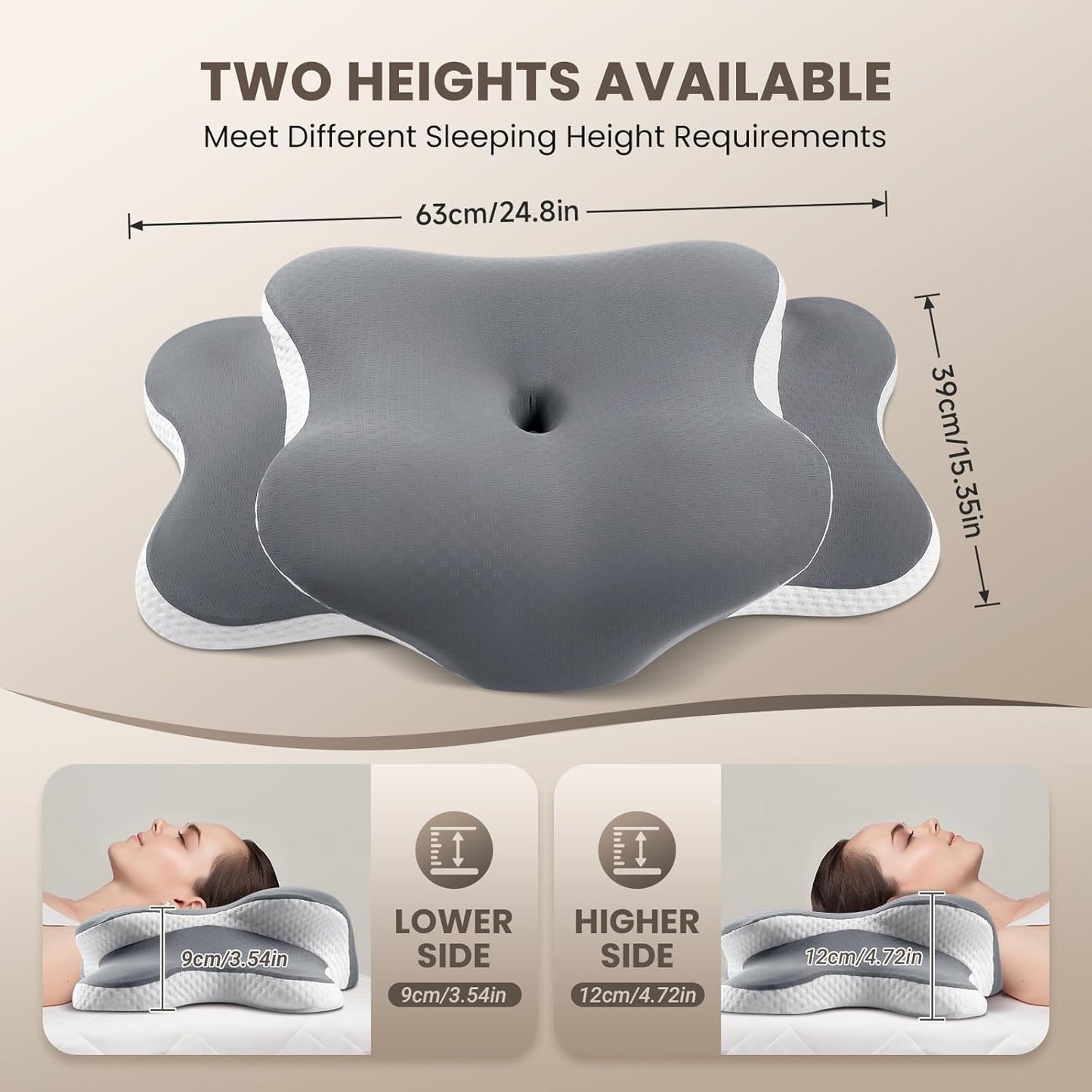 Ergonomic Comfort Neck Pillow