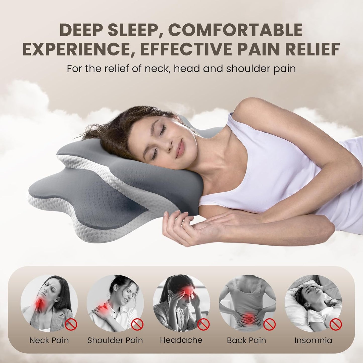 Ergonomic Comfort Neck Pillow