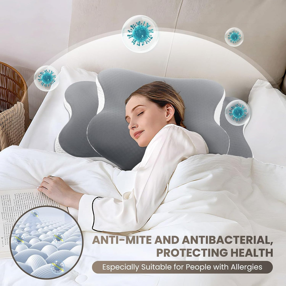 Ergonomic Comfort Neck Pillow